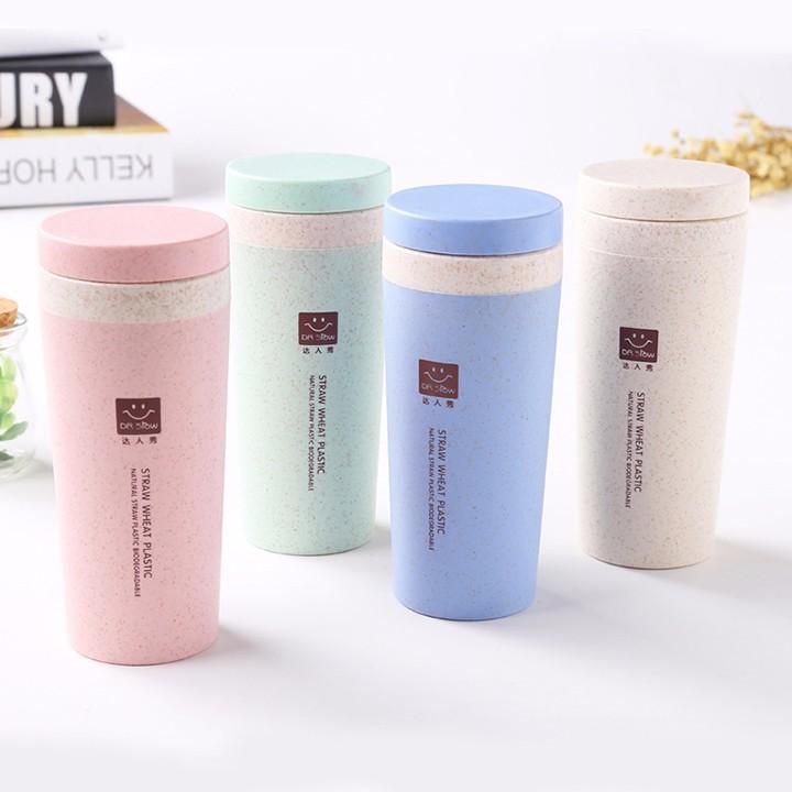 BÌNH UỐNG NƯỚC LÚA MẠCH DR SROW CÓ DÂY XÁCH 300ML CHẤT LƯỢNG - Bình đựng nước Lúa mạch Dr Srow - ly uông nước