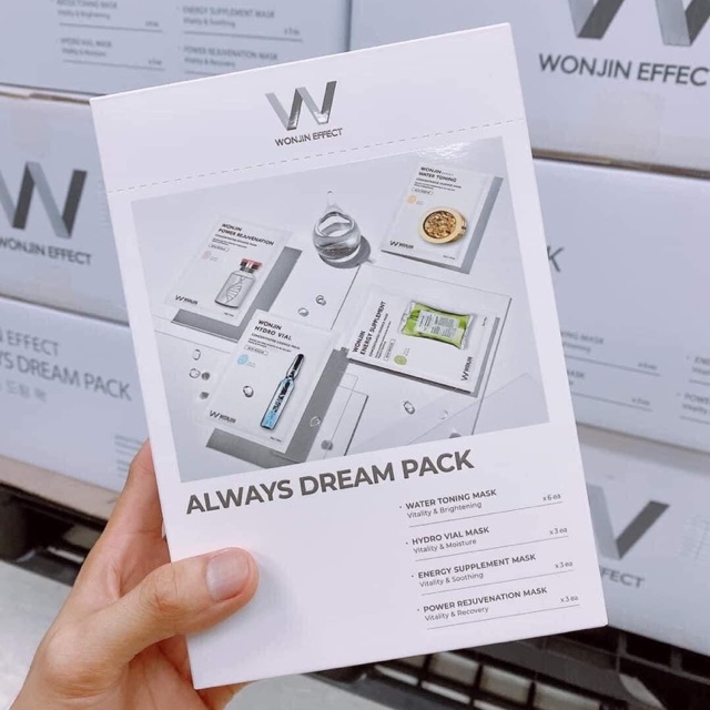 [HCM]Mặt nạ giấy Wonjin Allways Dream New Mask (hộp 15 miếng)