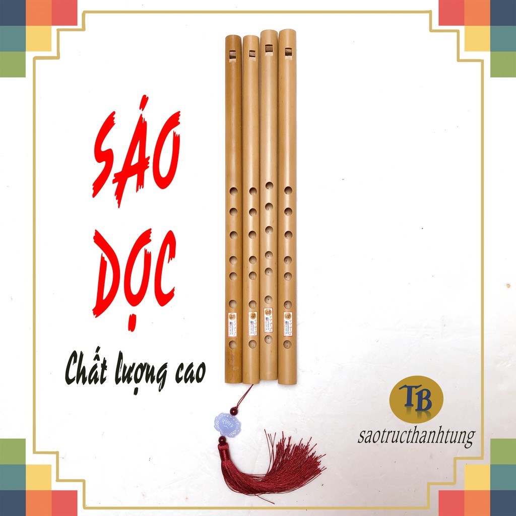 Sáo Trúc Sáo Dọc (Tone Đô) Chất Lượng Cao Phù Hợp Mọi Lứa Tuổi