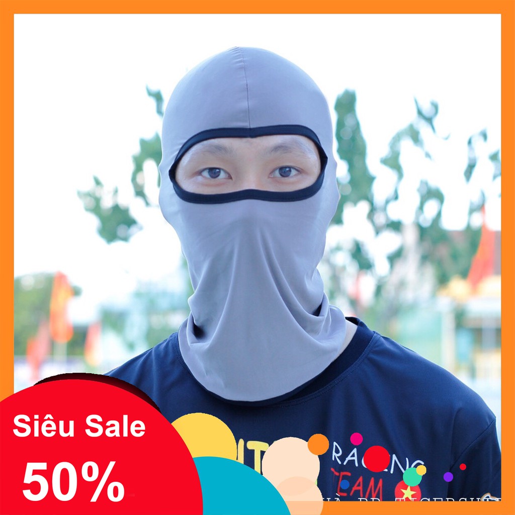Khăn trùm đầu ninja xám