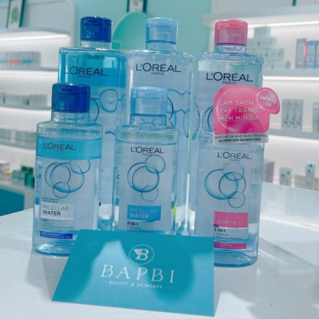 Nước tẩy trang Loreal - L'Oreal Paris 3-in-1 Micellar Water