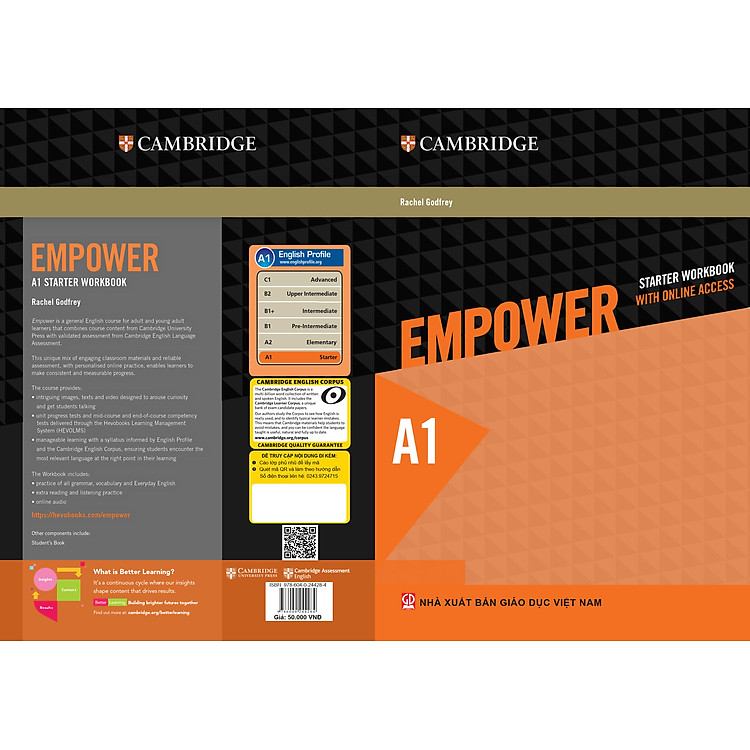 COMBO Sách Empower A1 Starter Student’s Book and Workbook with Online Access
