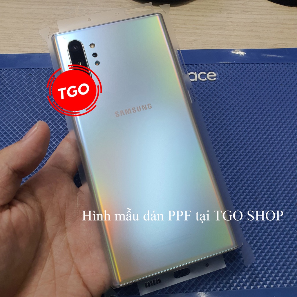 Miếng dán PPF dày lưng full viền Samsung Note 10 / Note 10 Plus / Note 10 Lite / Note 20 / Note 20 ultra