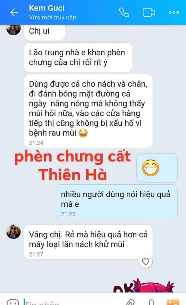 Phèn chua chưng cất trị hôi nách- hôi chân