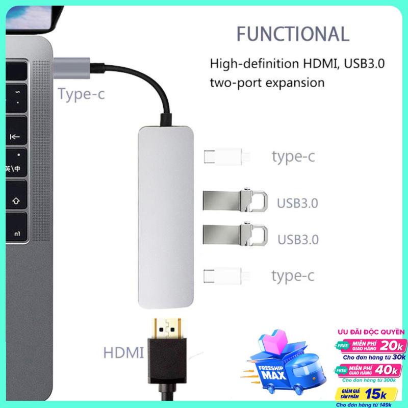 Bảng giá [HCM]HUB USB Type-C ra HDMI 5 cổng cho Mac Dell XPS Samsung Dex - 5013 Phong Vũ