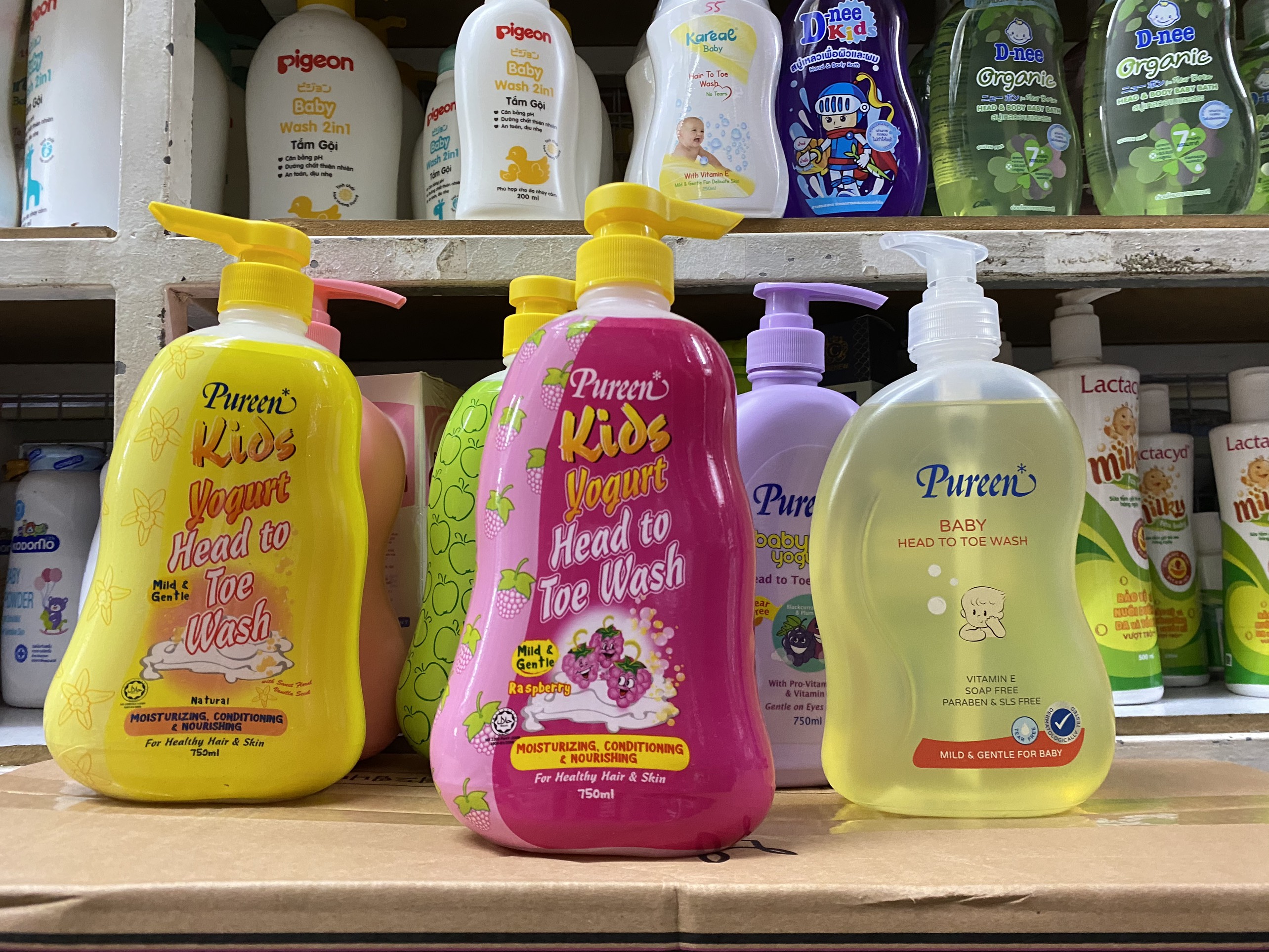 SỮA TẮM GỘI CHO BÉ PUREEN 750ml