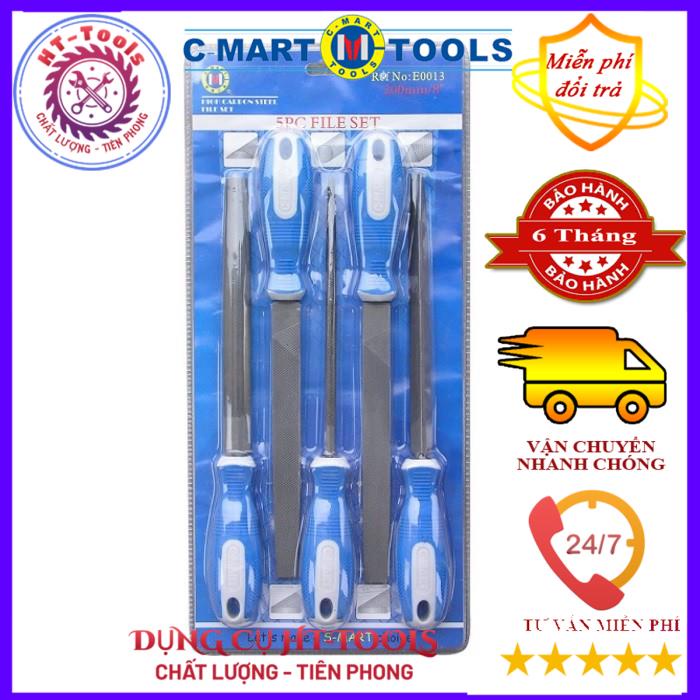 Bộ Dũa (5 cây) 8inch/200mm  E0013 C-MART