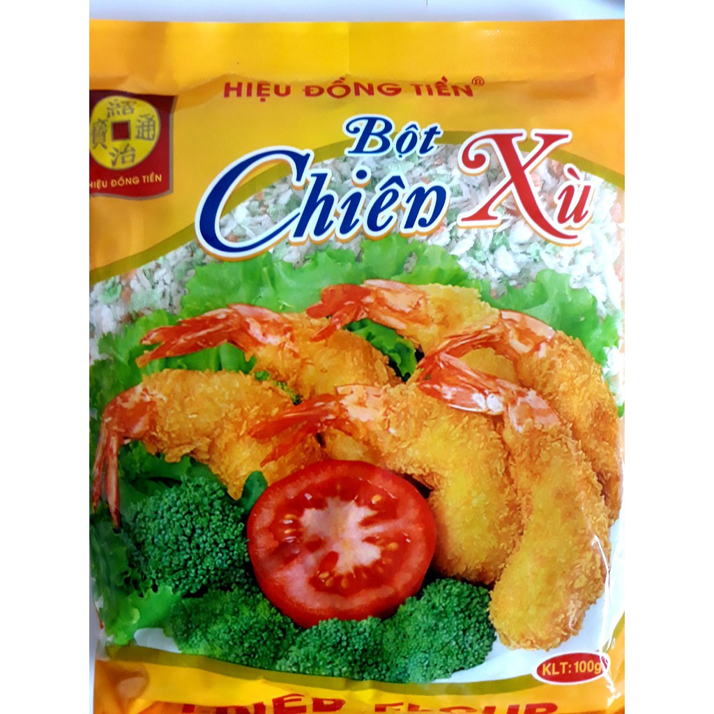 Combo 10 Gói Bột Chiên Xù Đồng Tiền (Gói 100G)