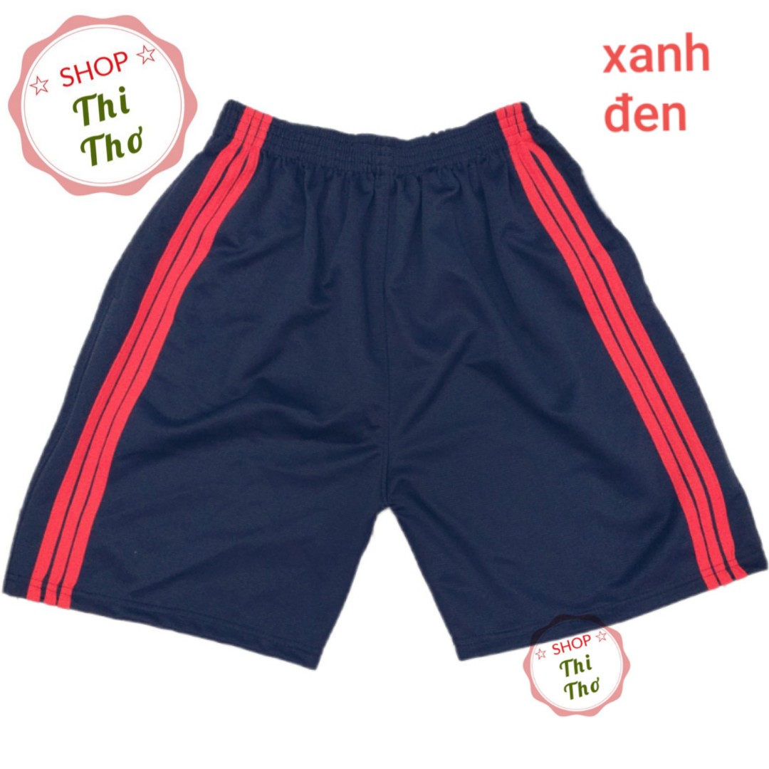 combo 4 quần đùi thun thể thao nam