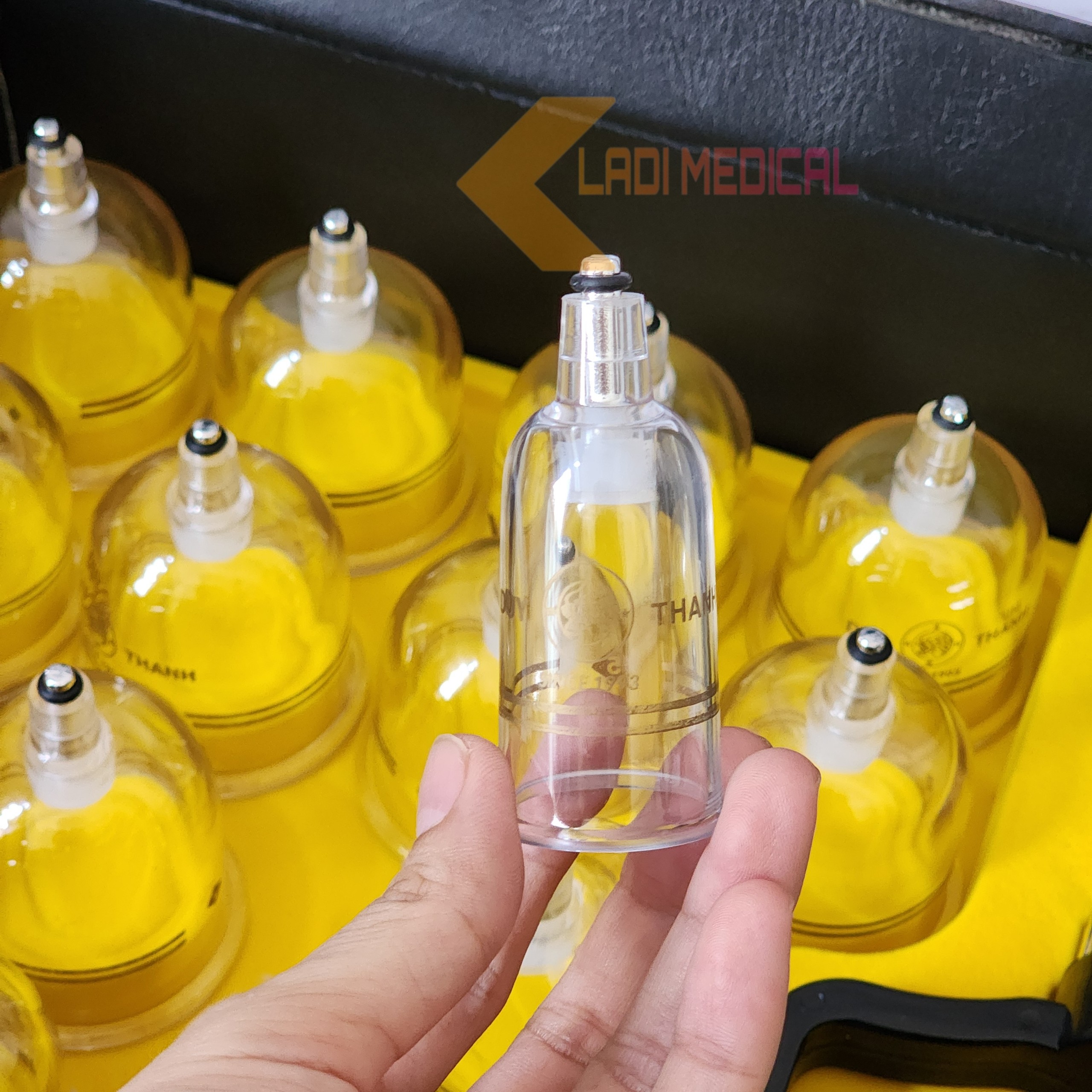 Bộ Giác hơi không dùng lửa Duy Thành Đen YGH02 ( 15 ly )