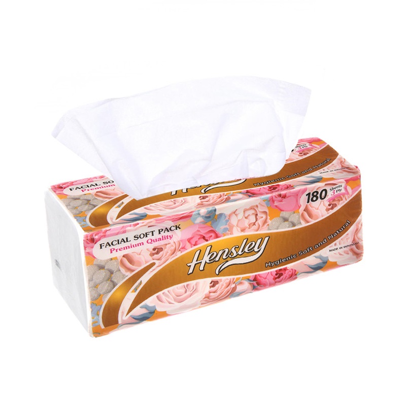 Khăn giấy lụa Hensley cao cấp gói 180 tờ ( 3 lớp )