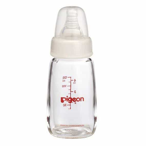 Bình sữa thủy tinh cổ hẹp pigeon 120ml/240ml