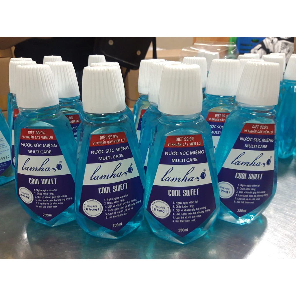 Nước súc miệng diệt khuẩn Lam Hà 250ml
