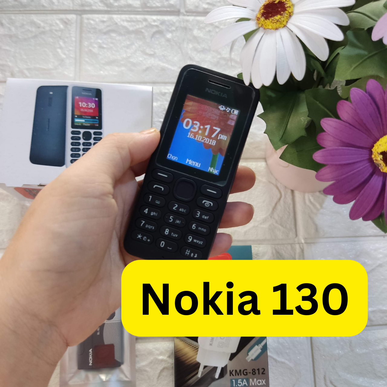 Điện thoại gia rẻ Nokia 130 (2 SIM) nghe nhạc