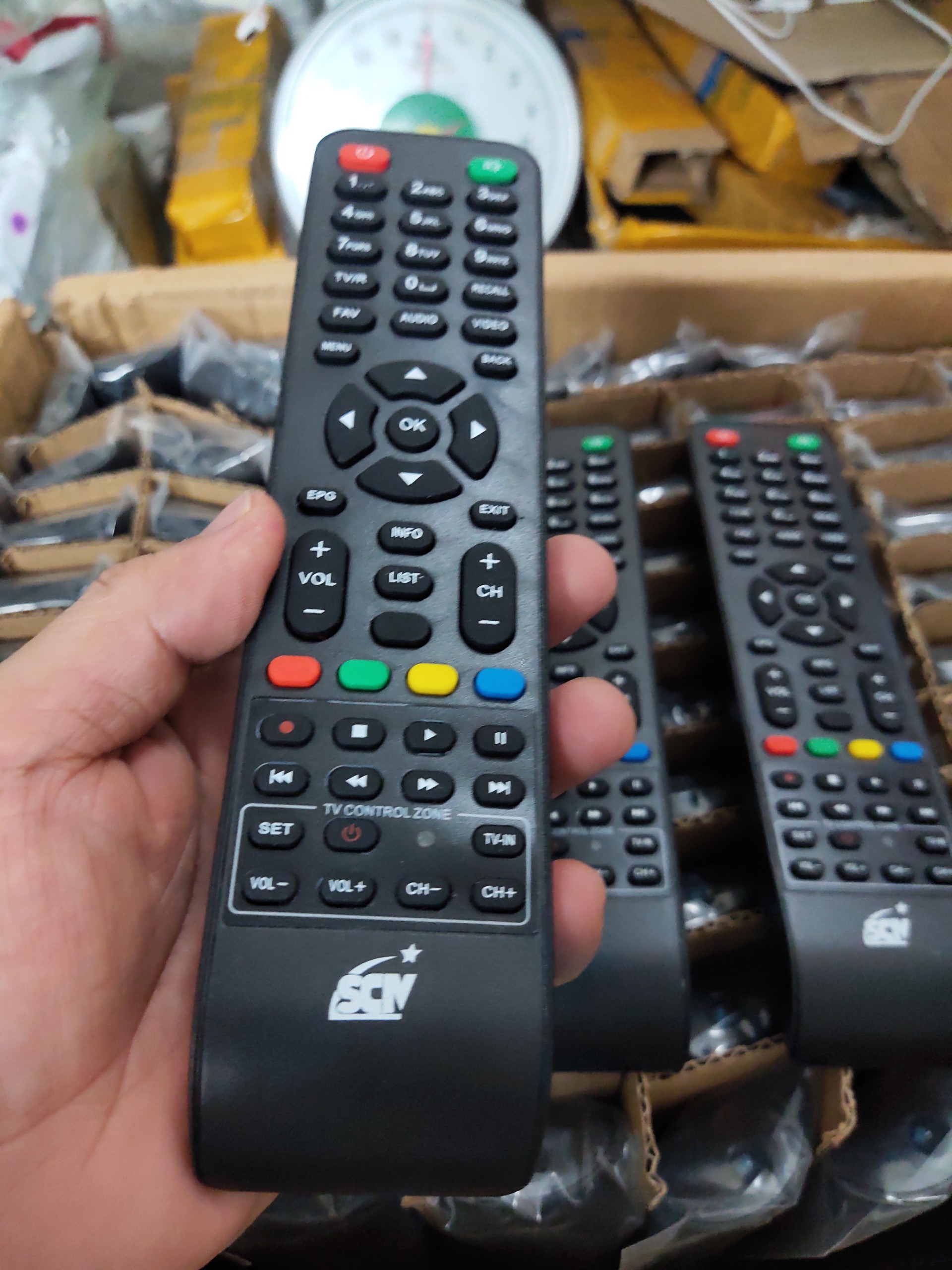 Điều khiển đầu SCTV   - Remote SCTV đầu kỹ thuật số