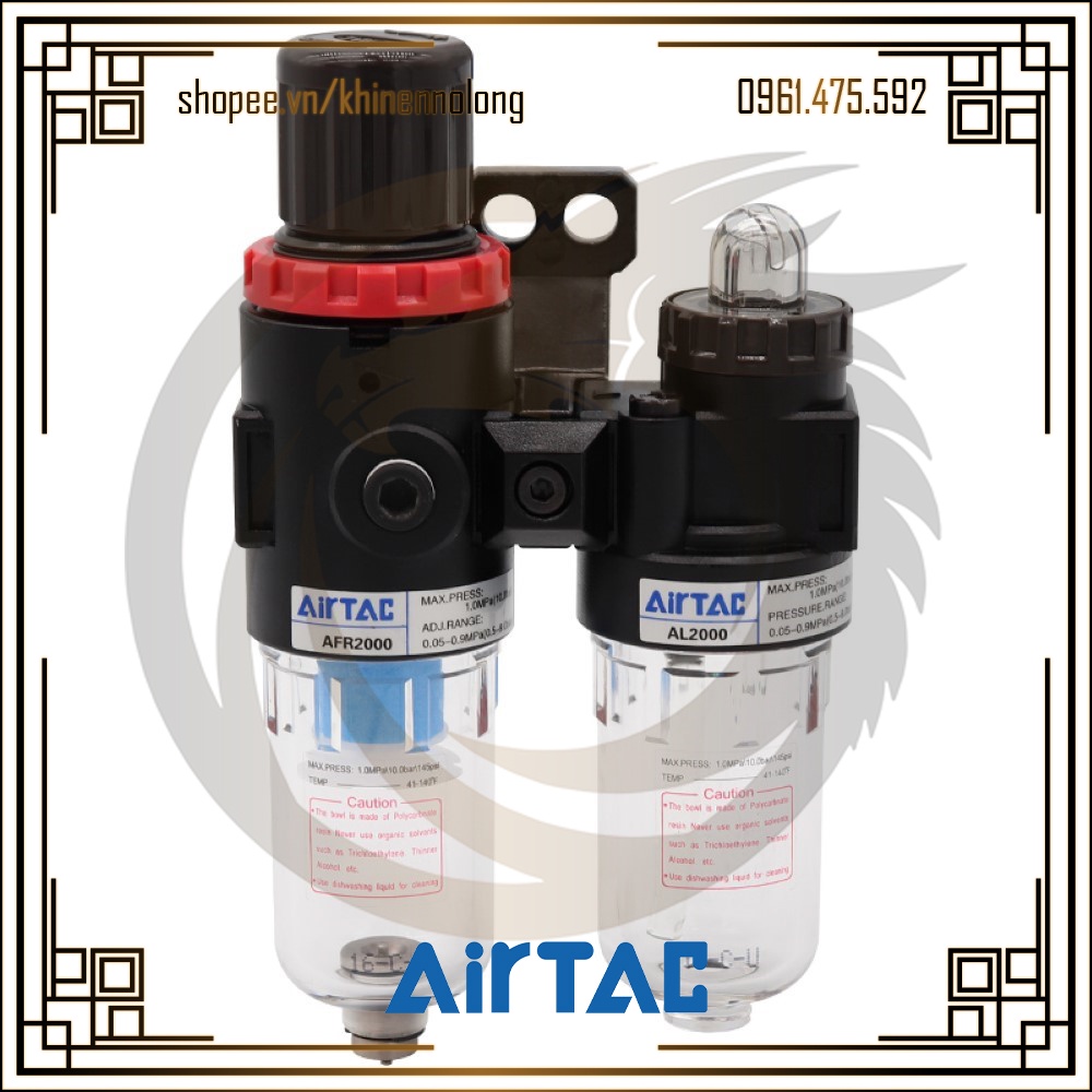 Bộ lọc đôi khí nén airtac afc2000