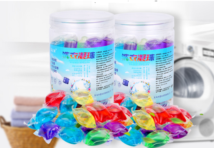 Hộp 30 Viên Nước Giặt Xả Quần Áo 2 Trong 1 Siêu Sạch Giúp Quần Áo Thơm Lâu