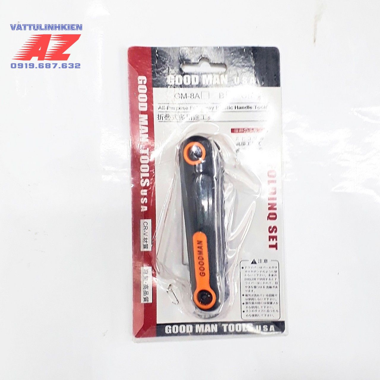 Bộ lục giác gấp GOODMAN GM-8A 8 đầu