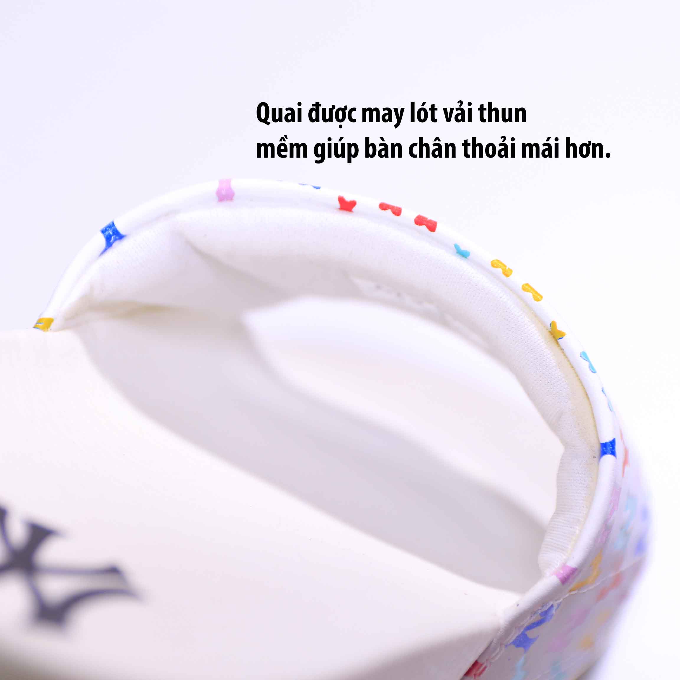 Dép Nữ Quai Ngang NY-Monogram Multicolor Giá Tốt