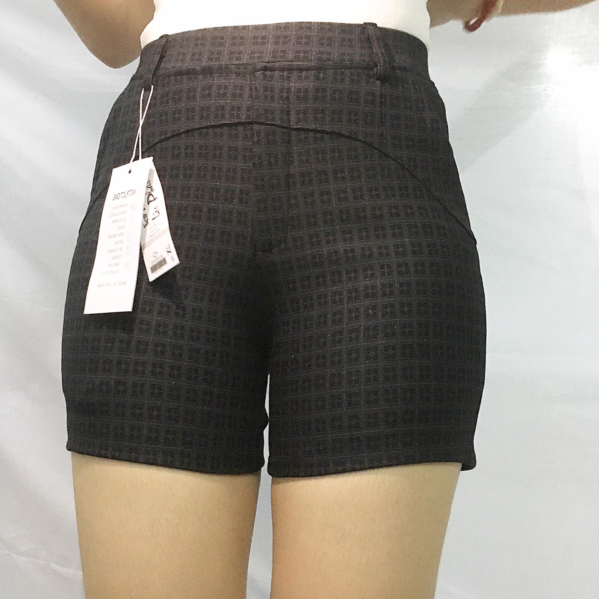 Quần đùi lưng thun sọc caro thời trang(size 40-65kg)