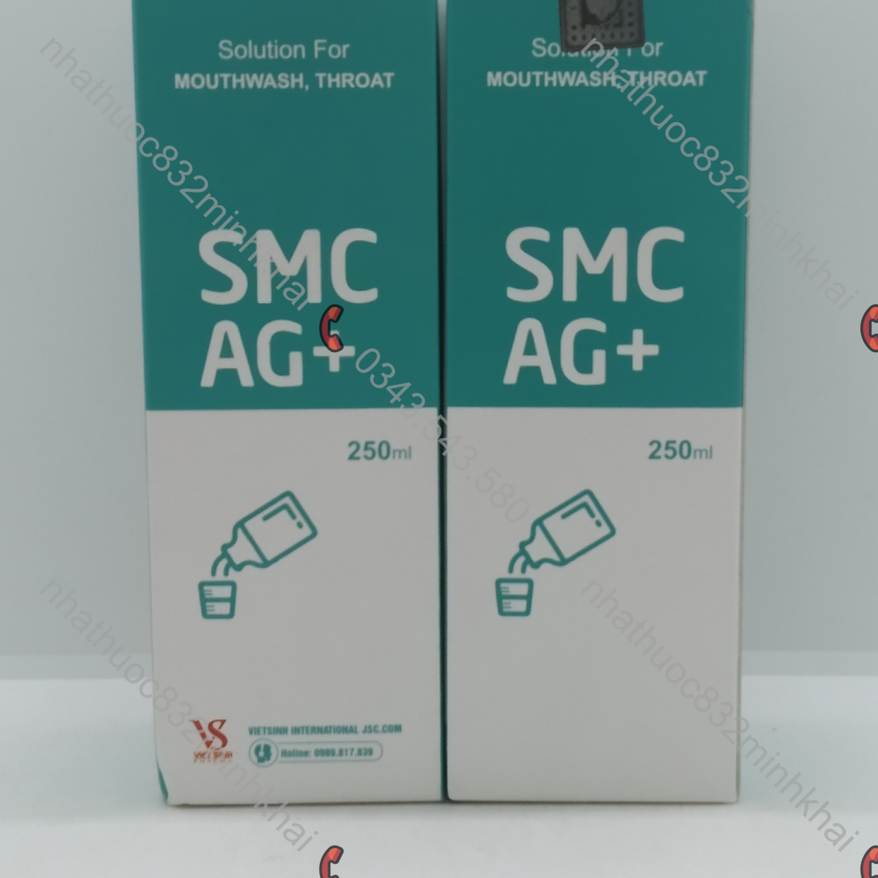 Nước súc miệng diệt khuẩn SMC Ag+ 250ml
