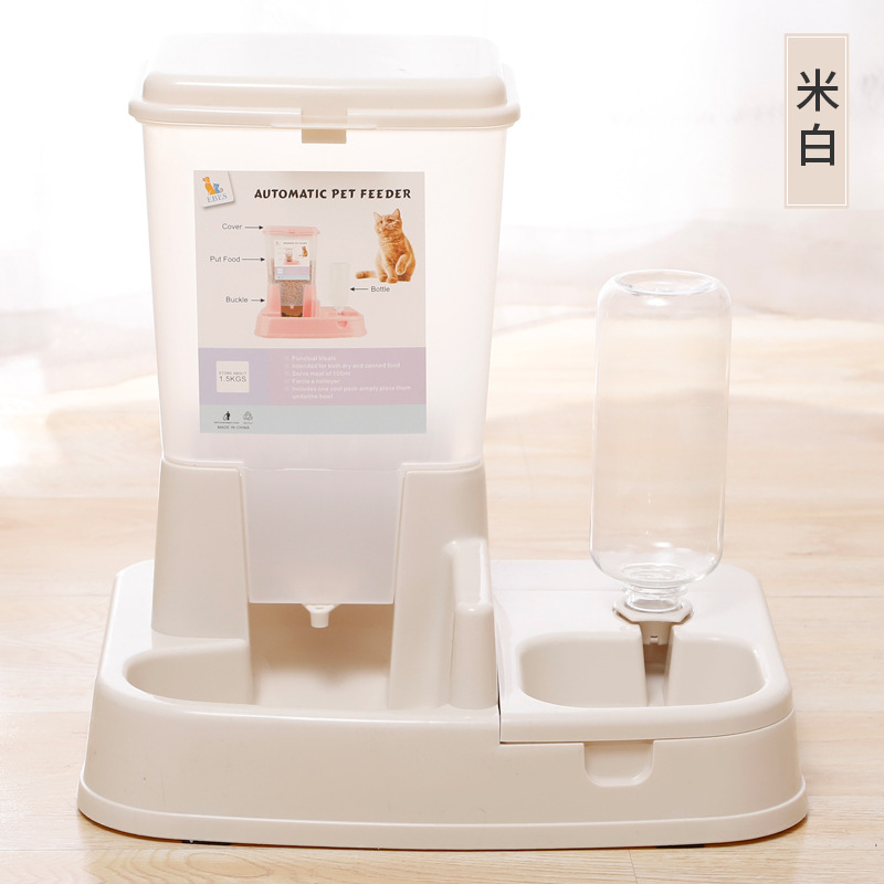 Bát Ăn Tự Động Kèm Bình Cho Chó Mèo