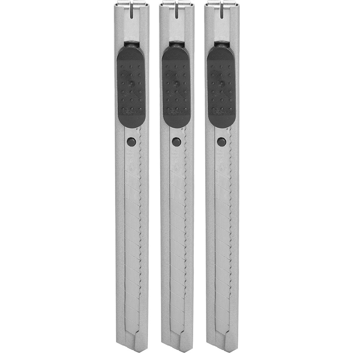 Dao Rọc Giấy Deli E2053 Cỡ Nhỏ Tiện Dụng, An Toàn Lưỡi Thép SK5 Sắc Bén, Siêu Bền