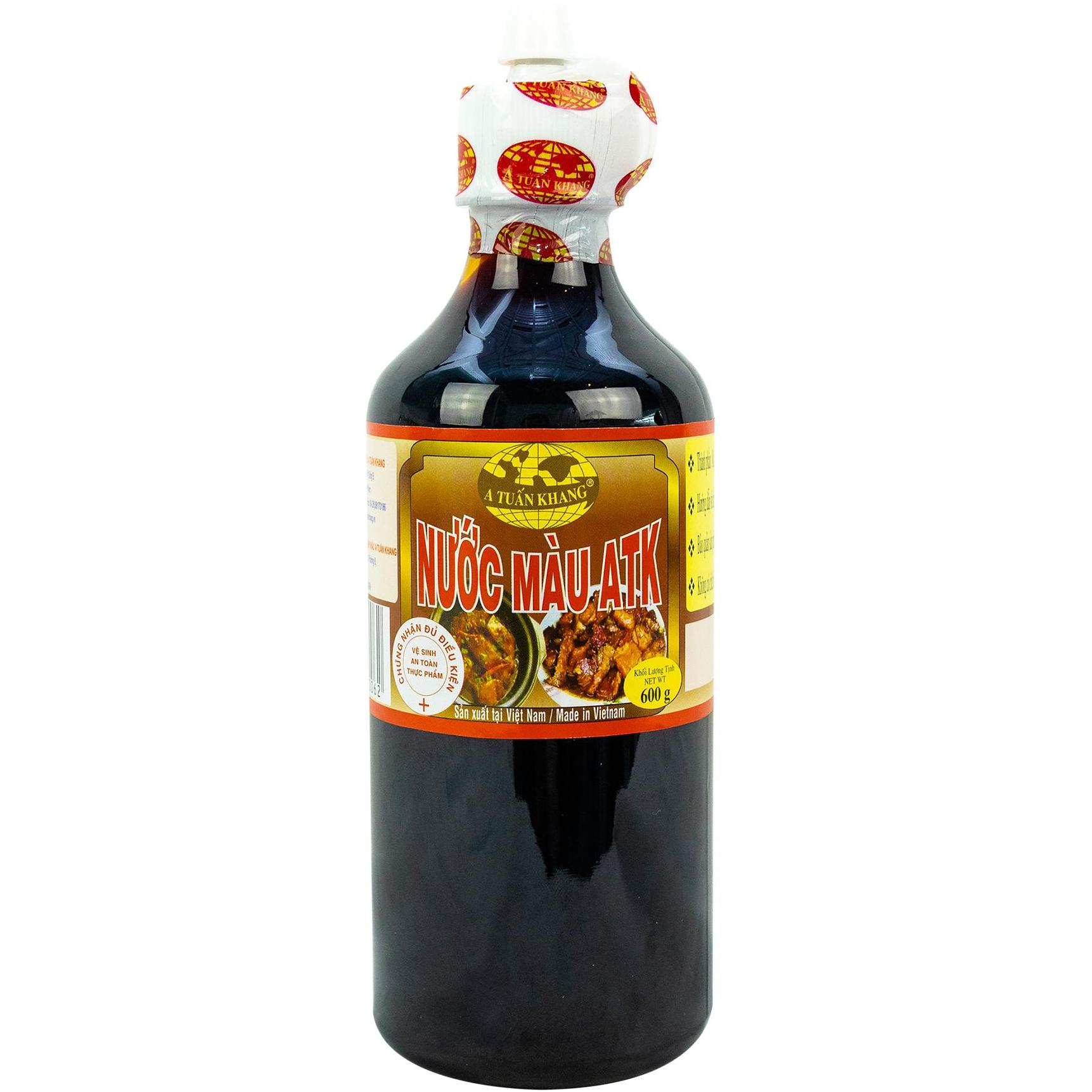 Atk Color Liquid 600g Bottle - Fish Stock Liquid, Marinate Delicious Meat, Rich in Traditional Flavor | A Tuan Khang