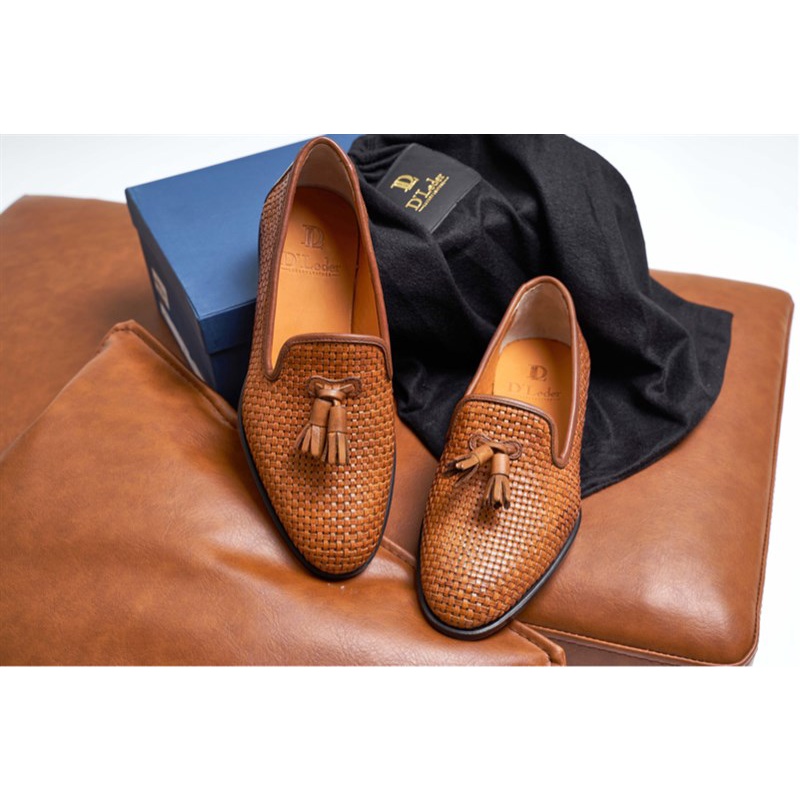 Giày nam loafer thương hiệu d'leder size 38 39 40 41 42 43)