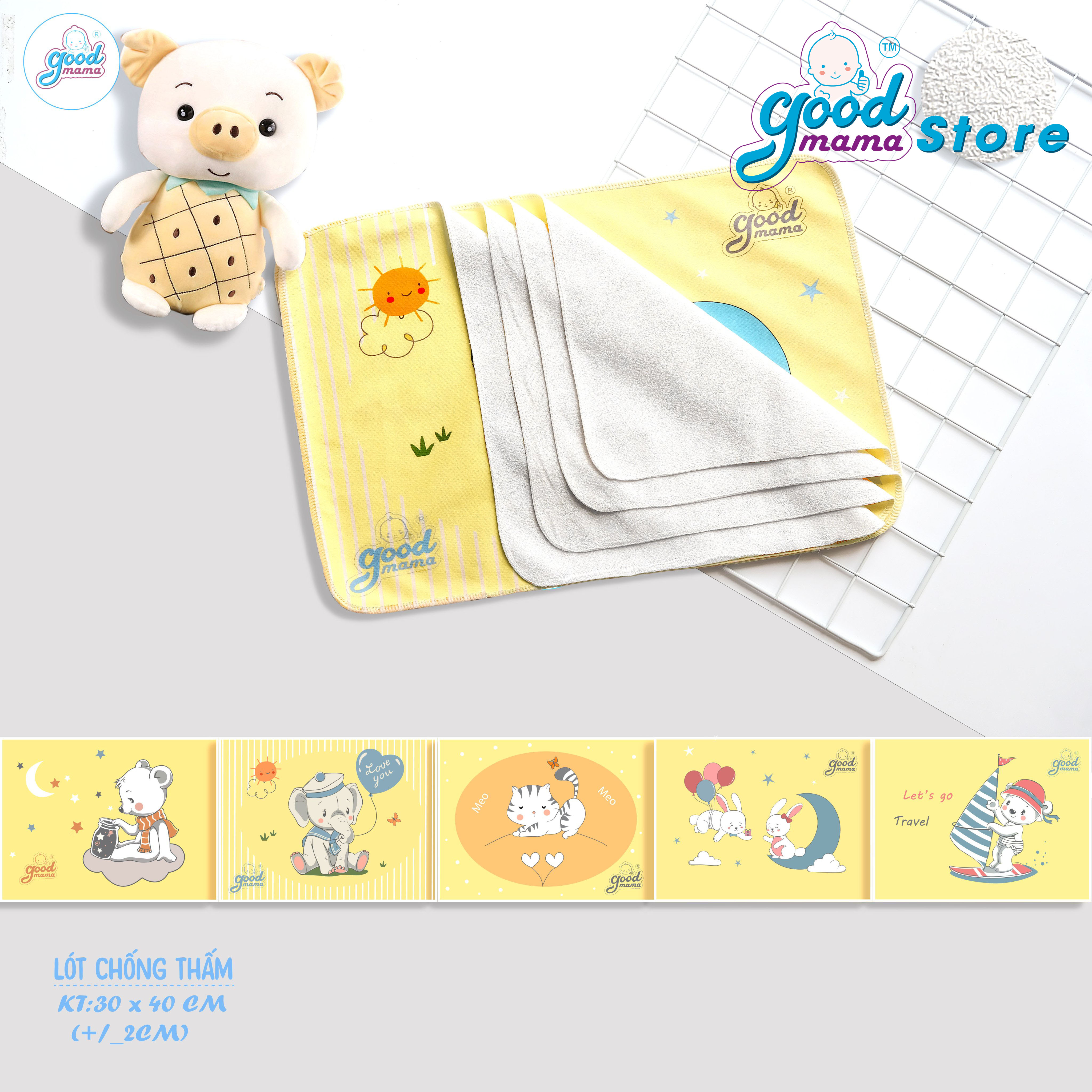 5 Tấm lót mông chống thấm GOODMAMA size 30x40