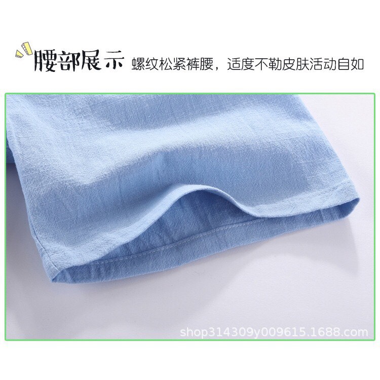 Quần đùi chất đũi siêu mát cho bé Q03