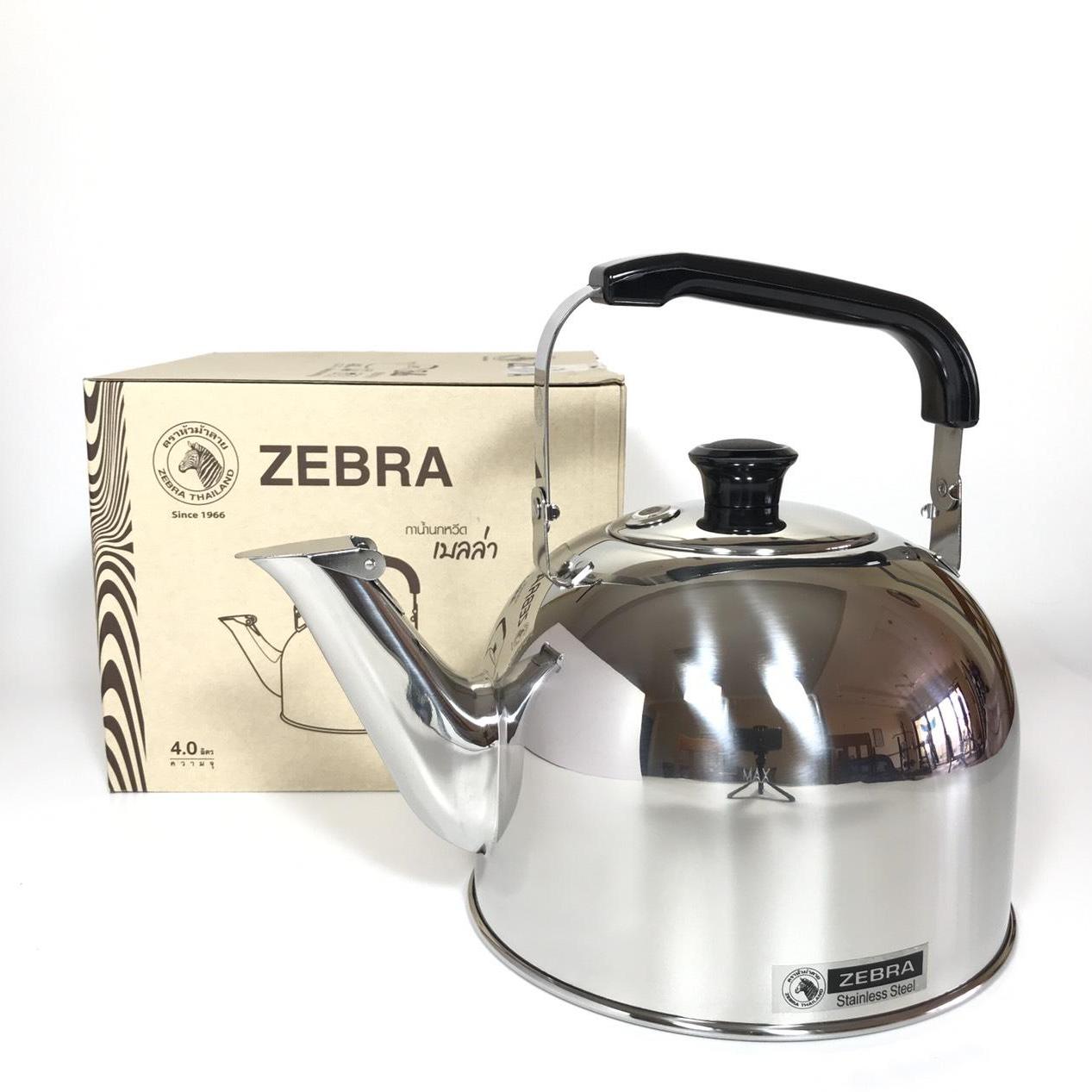 [HCM]Ấm Đun Inox Zebra Bella 4L-113532