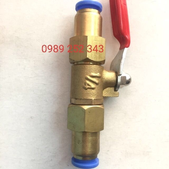 Van khoá 2 Đầu ống 12mm ( đầu nối Hiệu SUNCOS ) Tốt