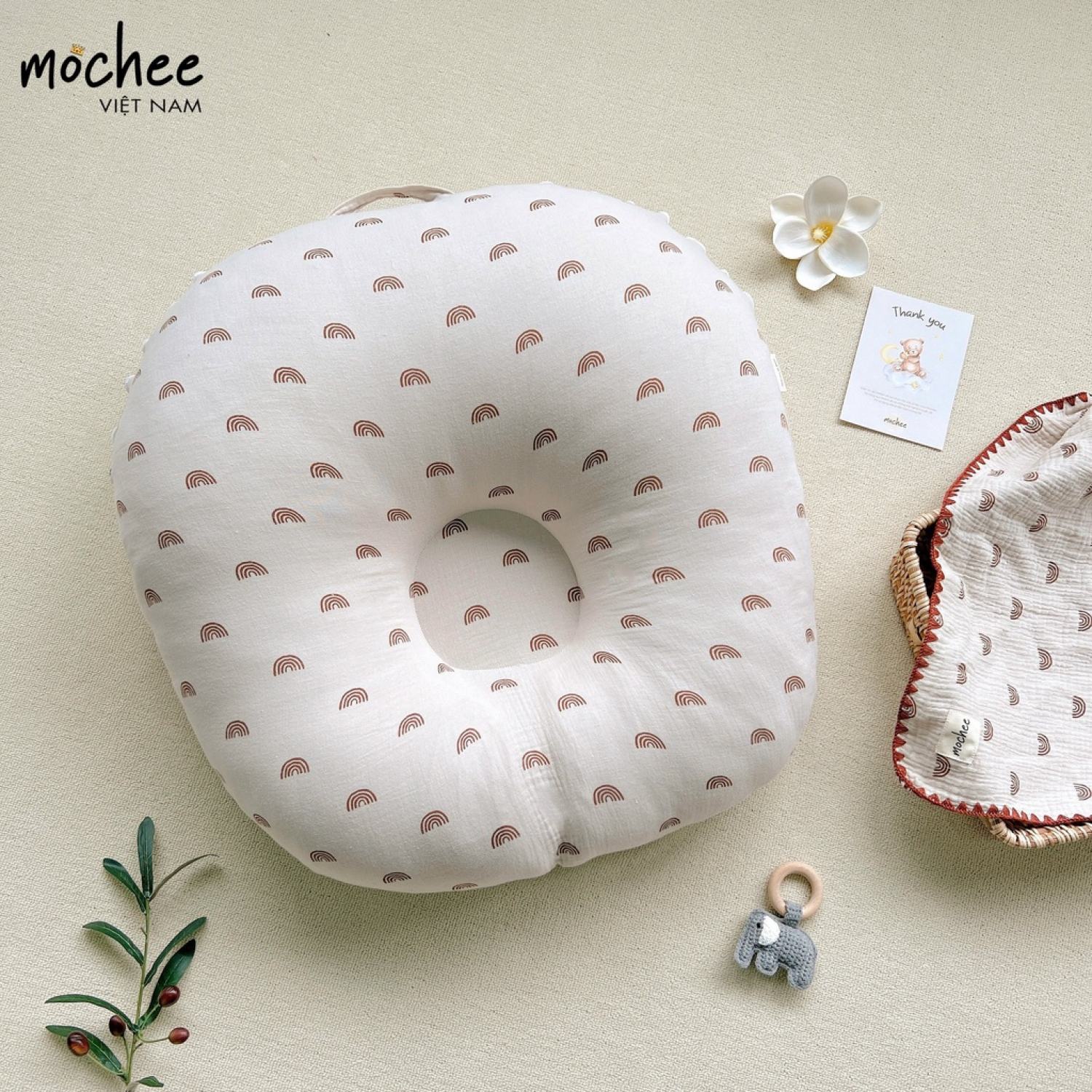 Vỏ gối chống trào ngược cho bé Mochee