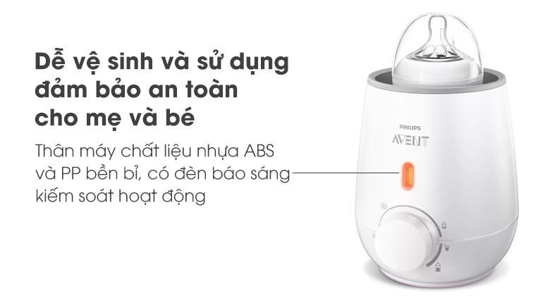 Máy hâm sữa và thức ăn siêu tốc Philips Avent SCF355.07