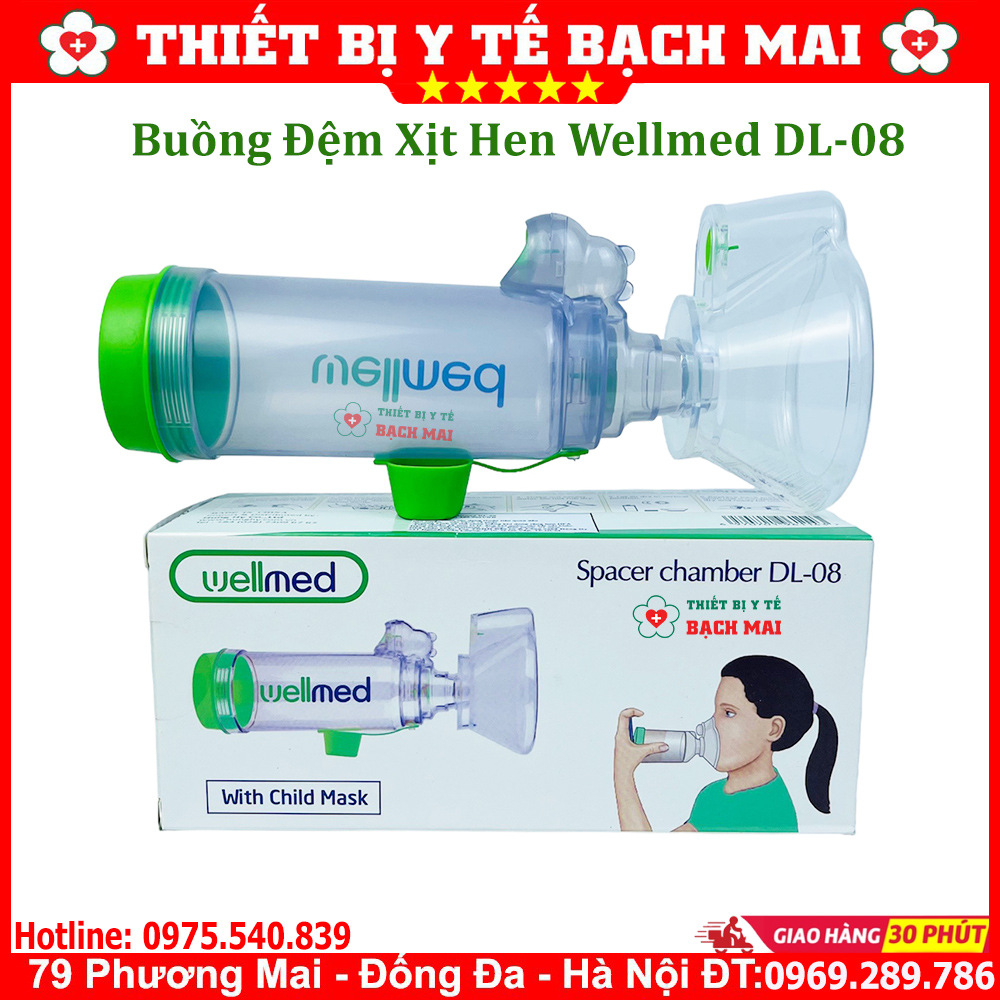 Buồng Đệm Xịt Hen Wellmed DL-08