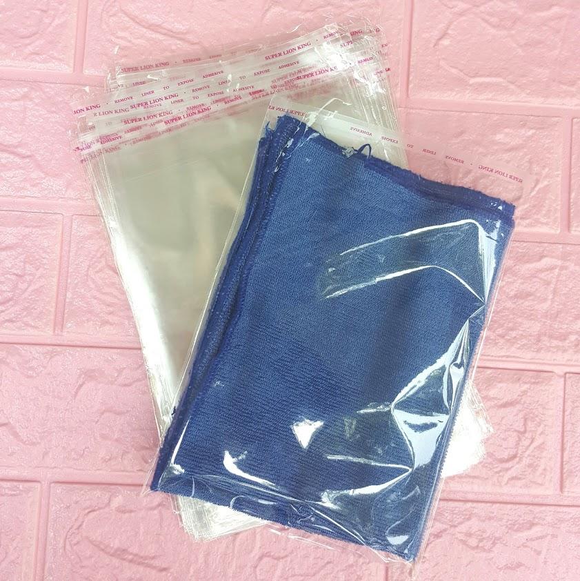 500g Túi Opp dán mép 16x20cm (+ 4cm) - Túi ni lông băng keo dán miệng - Bao nilon dán miệng