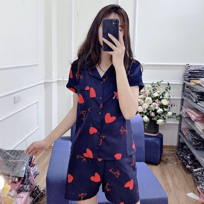 ❤[ GIẢM SÂU 50% TRI ÂN QUÝ KHÁCH ] ❤ Đồ Bộ Nữ Cộc Tay Bộ Mặc Nhà Dễ Thương Mềm Mại K90