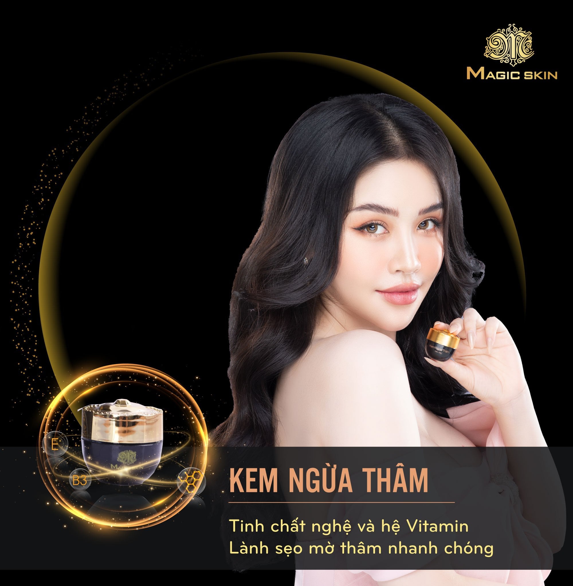 COMBO NGỪA MỤN SÁNG DA cho làn da sạch mụn hết thâm sạm Magic Skin