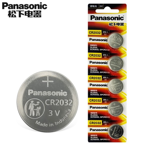 Pin Panasonic CR2032/CR2016, pin chìa khóa ô tô, xe máy, thiết bị điện gia dụng .., 3V Lithium Made in Indonesia