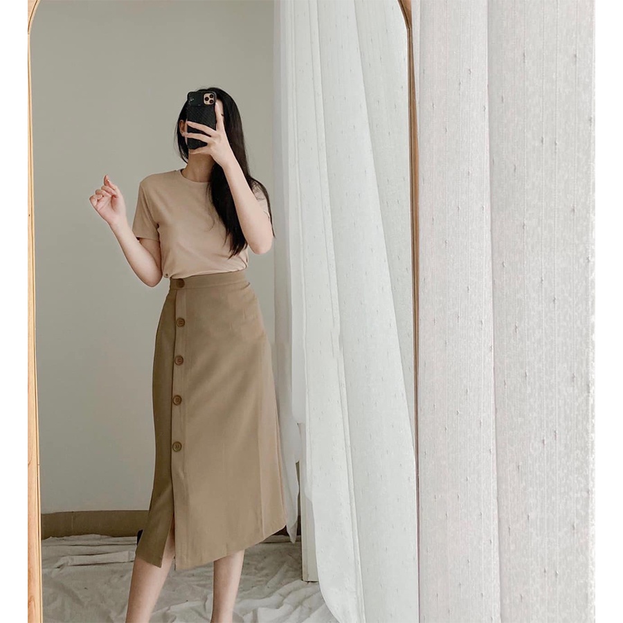 Áo Thun Nữ Cổ Tròn Basic Nhiều Màu MYAN A022313 (718)