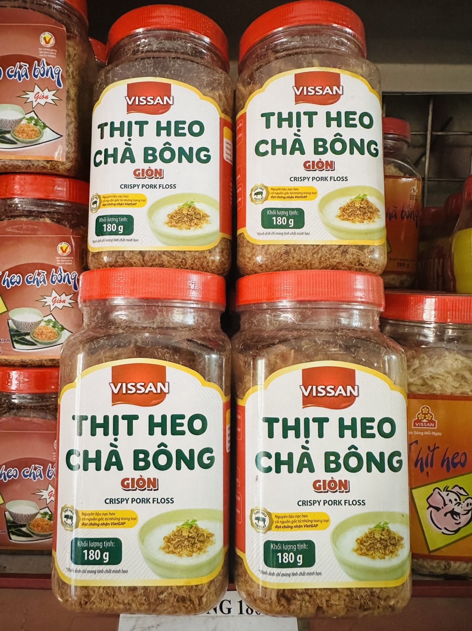 Chà bông giòn 180g Vissan