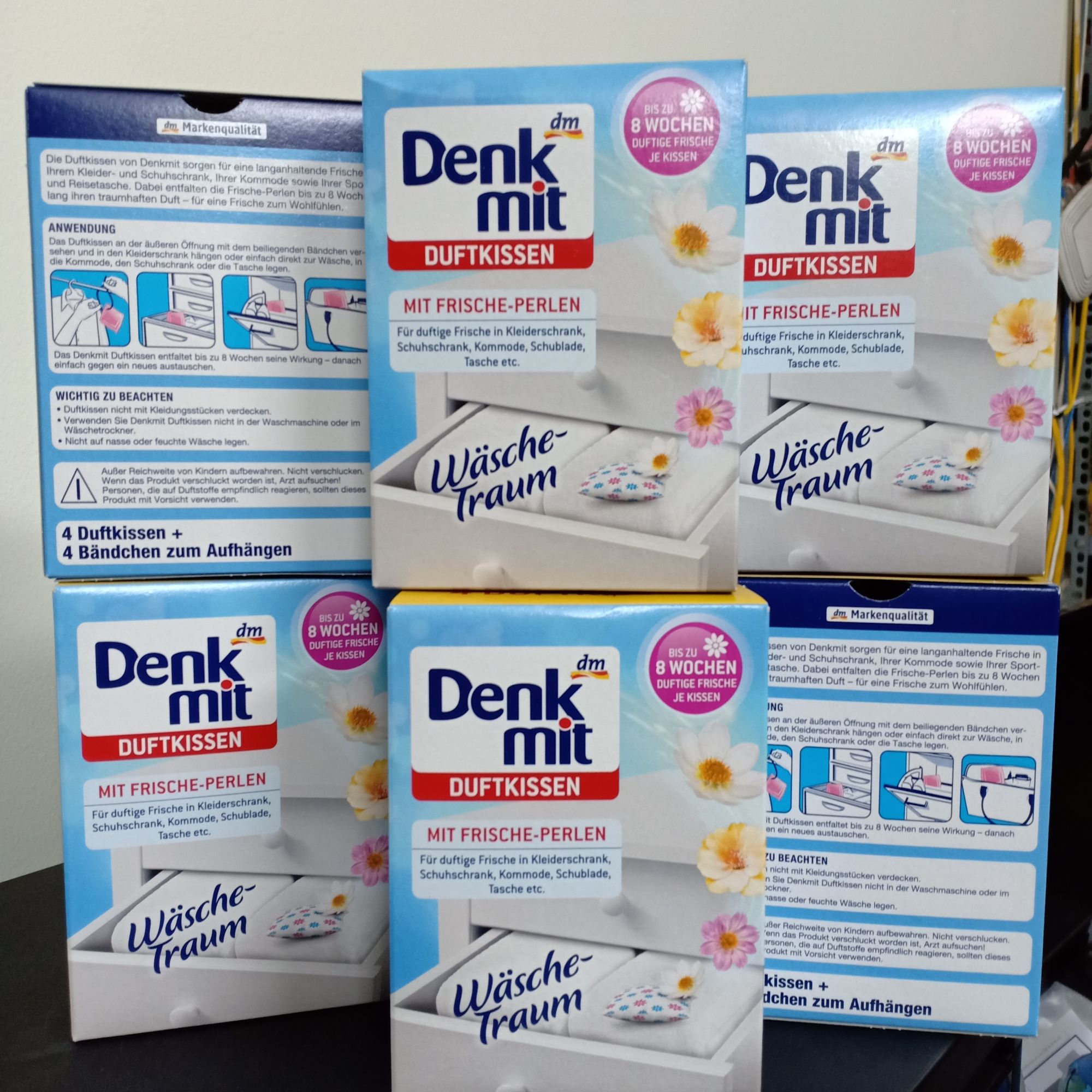 túi thơm tủ quâdn áo Denkmit Hộp 4 gói