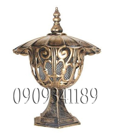 Đèn trụ cổng - đèn trụ bờ bao - đèn trụ hàng rào habali tặng kèm bóng led