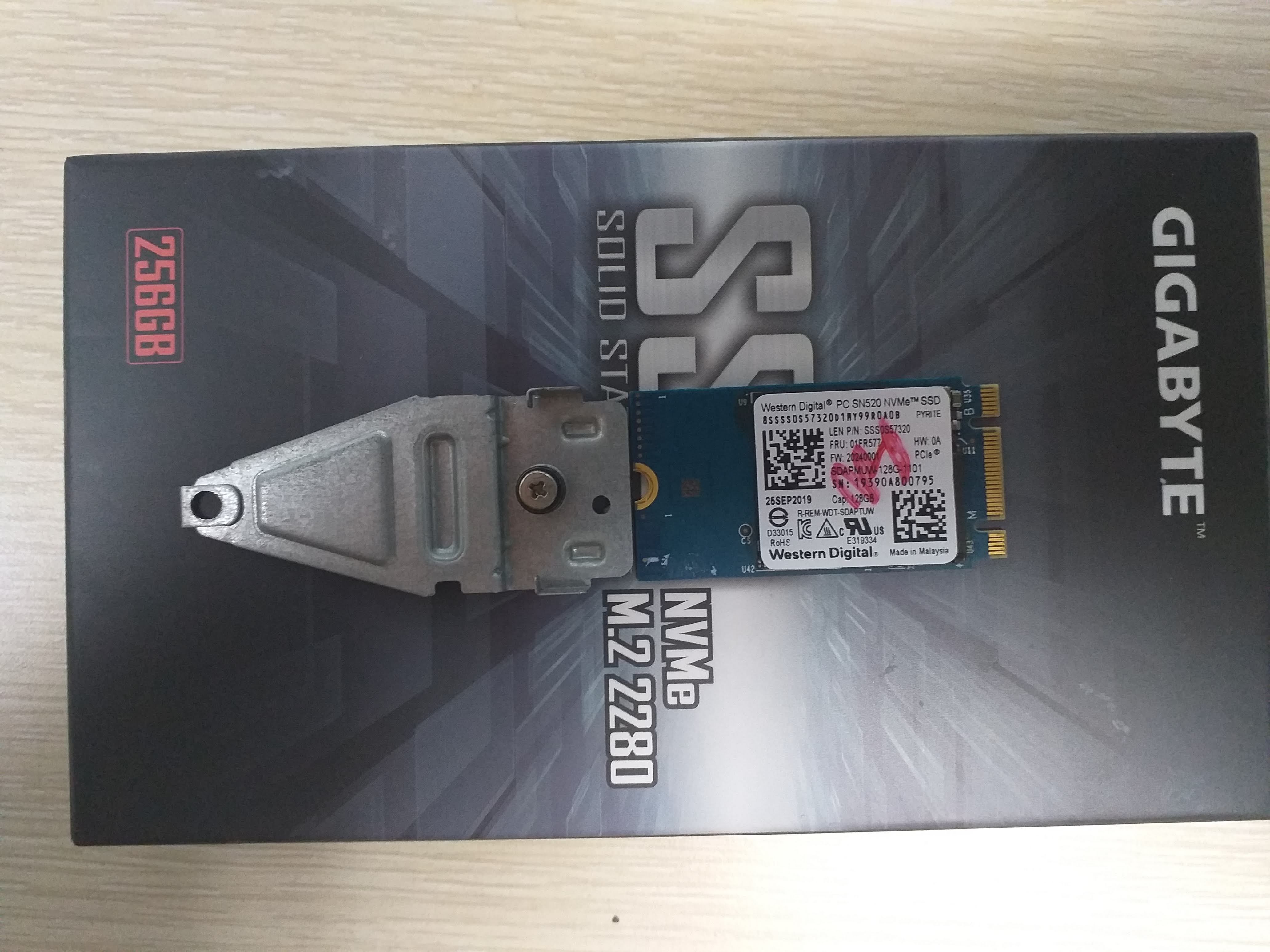 SSD WD SN520 NVME M.2 2242 128Gb