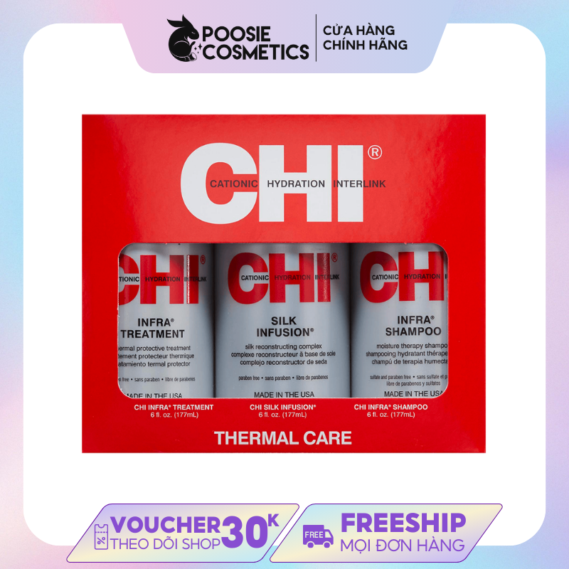 [HCM]Tinh dầu dưỡng tóc CHI Silk Infusion 177ml