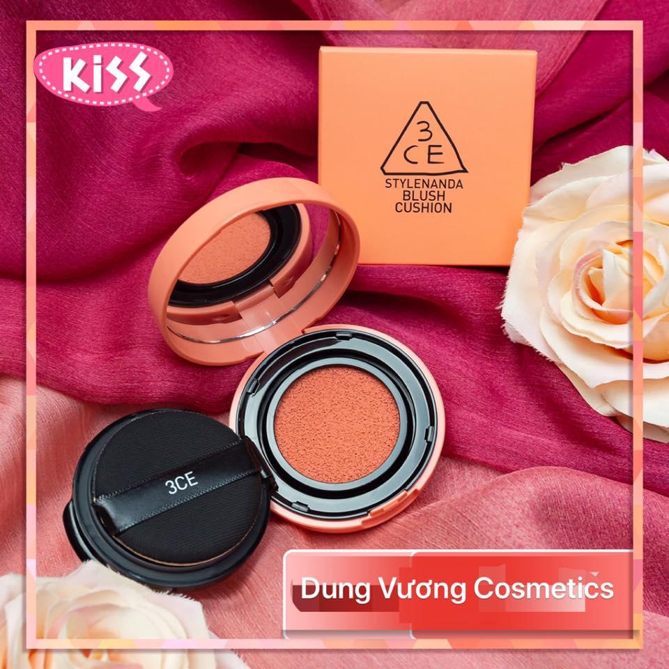 PHẤN MÁ HỒNG 3CE BLUSH CUSHION Peach Cam Đào