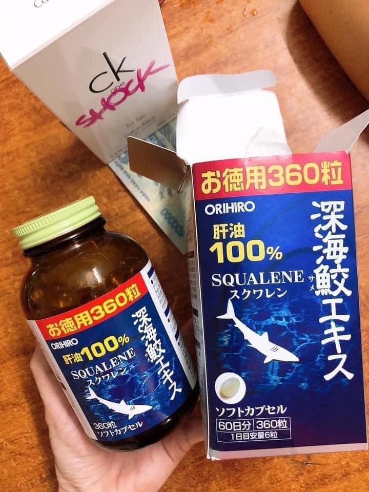 Orihiro Squalene 360 viên Nhật Bản