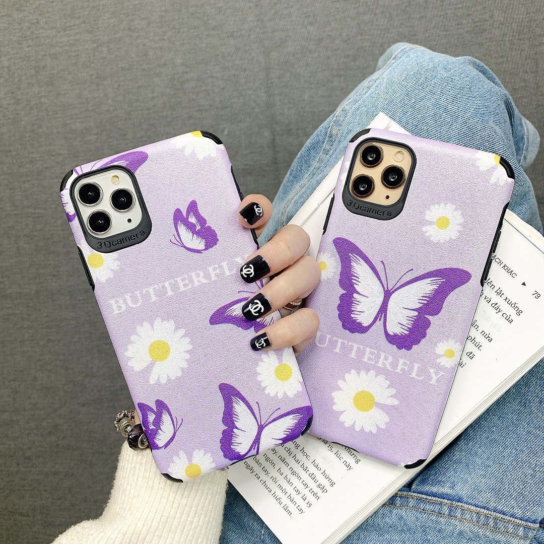 Ốp Lưng Da IMD Butterfly