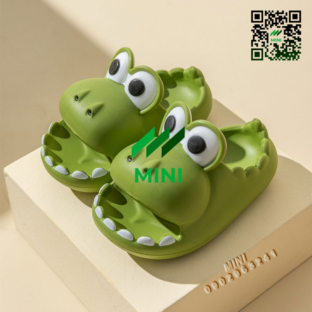Dép khủng long, cá sấu, hà mã quai ngang siêu cute